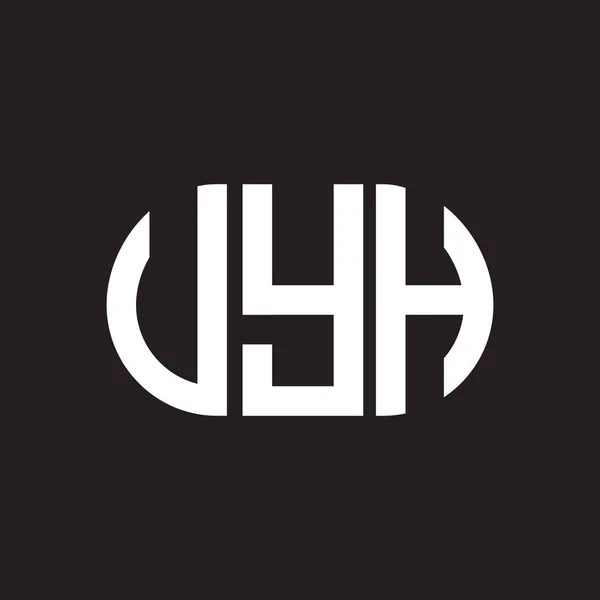 Design Logotipo Carta Vyh Vyh Monograma Iniciais Conceito Logotipo Carta —  Vetores de Stock