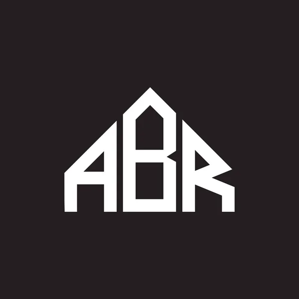 Návrh Loga Abr Abr Monogram Iniciály Písmeno Logo Koncept Abr — Stockový vektor