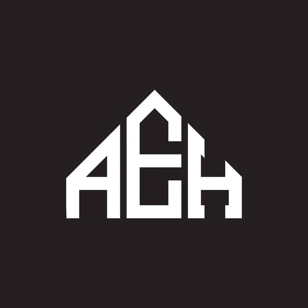 Projekt Logo Litery Aeh Aeh Monogram Inicjały Litera Koncepcja Logo — Wektor stockowy
