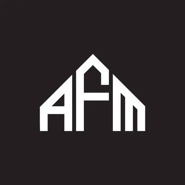 Σχεδιασμός Λογότυπου Γράμματα Afm Έννοια Λογότυπου Μονογράμματα Afm Σχέδιο Γραμμάτων — Διανυσματικό Αρχείο
