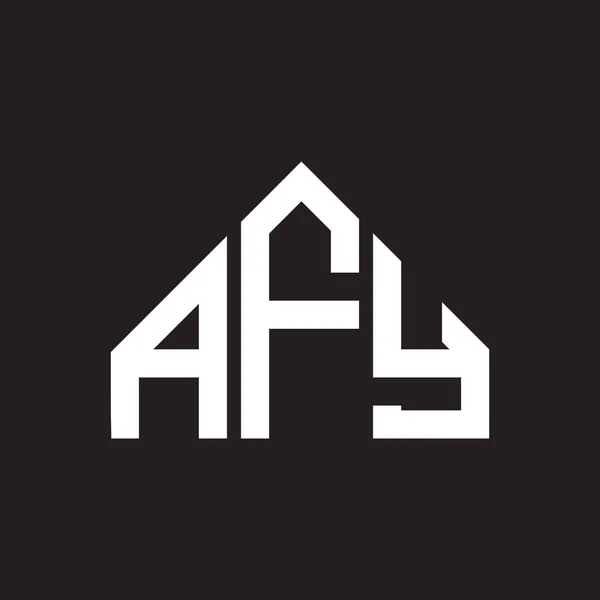 Afy Letter Logo Design Afy Monogram Initials Letter Logo Concept — Stock Vector