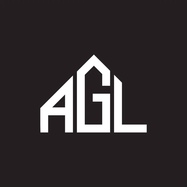 Projekt Logo Litery Agl Monografia Agl Inicjały Litera Koncepcja Logo — Wektor stockowy