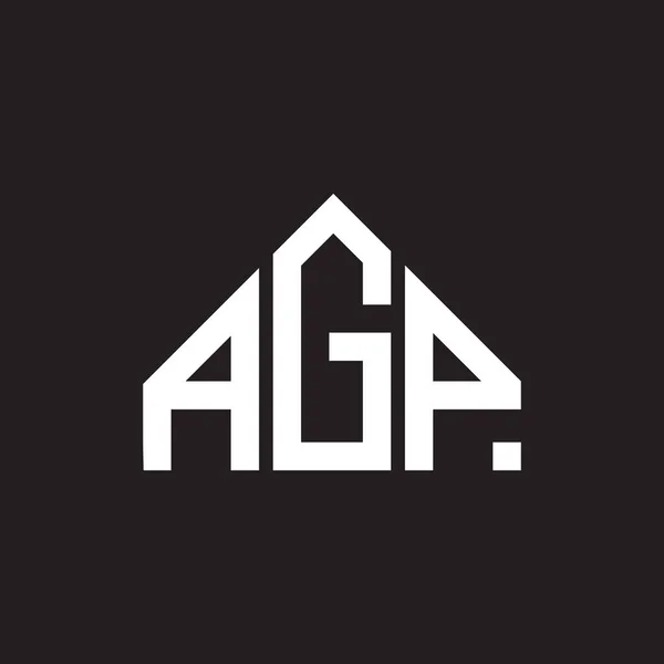 Projekt Logo Litery Agp Monografia Agp Inicjały Litera Koncepcja Logo — Wektor stockowy