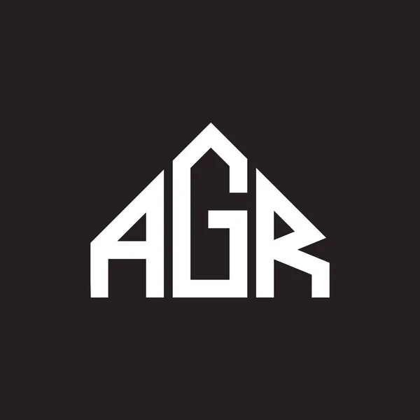 Projeto Logotipo Letra Agr Agr Monograma Iniciais Conceito Logotipo Carta — Vetor de Stock