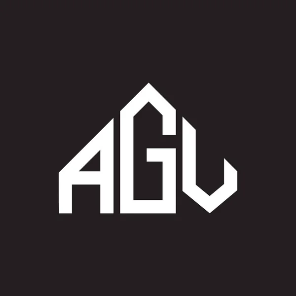 Projekt Logo Litery Agv Monografia Agv Inicjały Litera Koncepcja Logo — Wektor stockowy