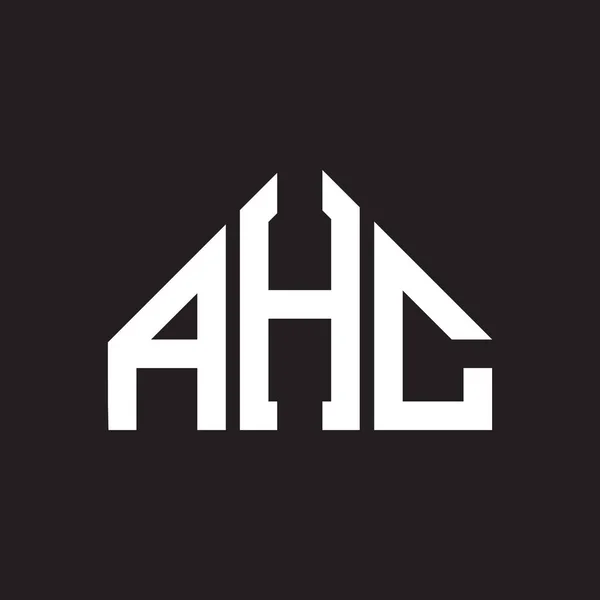 Ahc 디자인 Ahc Monogram 개념의 이니셜 Ahc 디자인 — 스톡 벡터