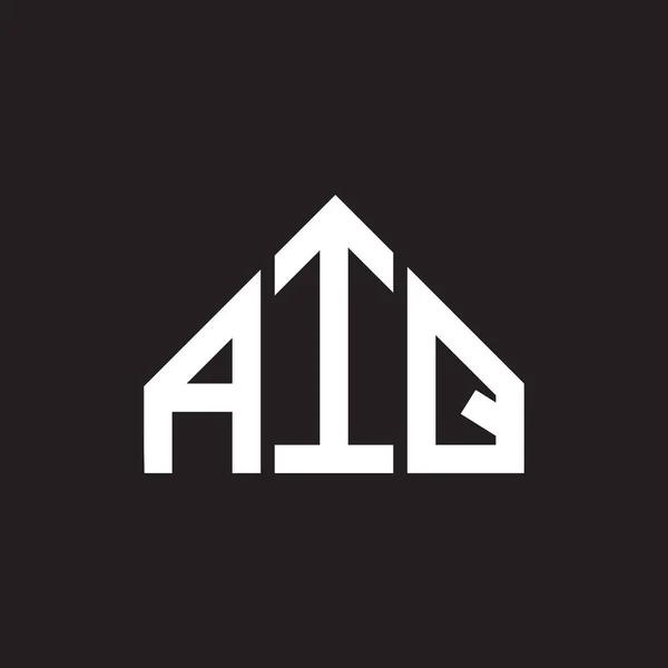 Aiq Betűlogó Tervezés Aiq Monogram Monogram Kezdőbetűk Logó Koncepció Aiq — Stock Vector