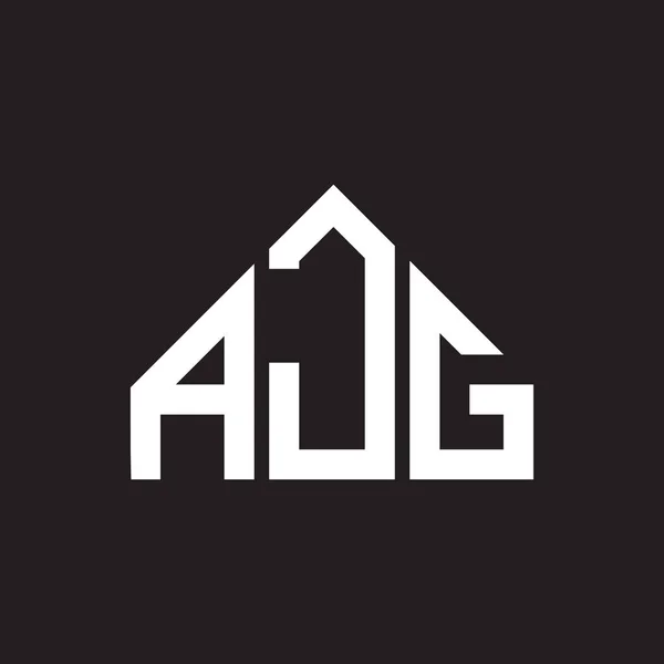 Projekt Logo Litery Ajg Inicjały Ajg Monogram Litera Koncepcja Logo — Wektor stockowy