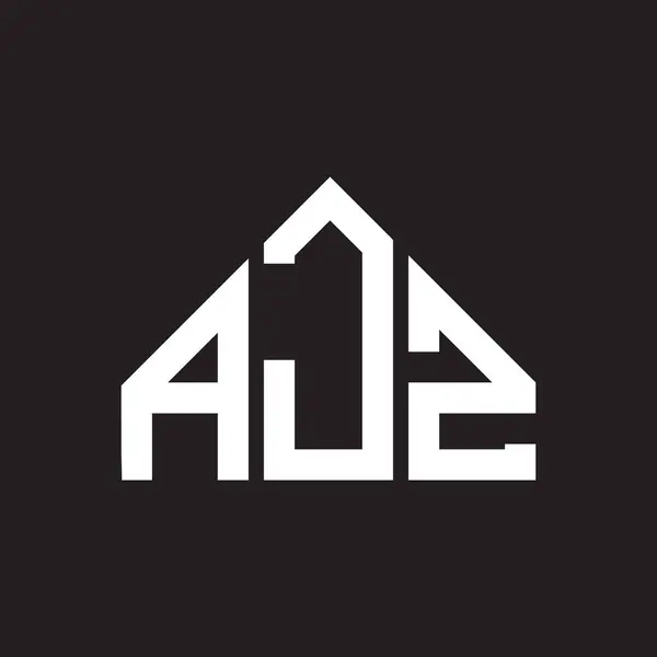 Logo Lettera Ajz Design Ajz Monogramma Iniziali Lettera Logo Concetto — Vettoriale Stock