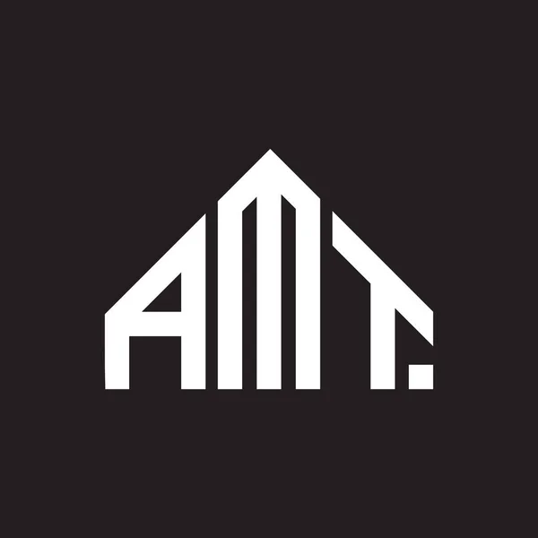 Amt Letter Logo Design Amt Monogram Initials Letter Logo Concept — Stock Vector