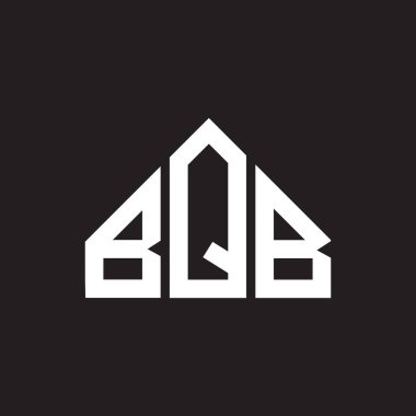BQB harfli logo tasarımı. BQB monogram harflerin baş harfleri logo kavramı. Siyah arkaplan içinde BQB harfi tasarımı. BQB harfi logo tasarımı. BQB monogram harflerin baş harfleri logo kavramı. Siyah arkaplanda BQB harf tasarımı.
