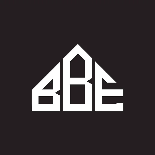 Bbe Letter Logo Ontwerp Bbe Monogram Initialen Letter Logo Concept — Stockvector