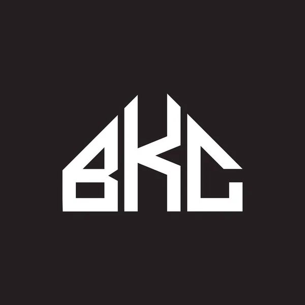 Bkc Harf Logosu Tasarımı Bkc Monogram Harflerin Baş Harfleri Logo — Stok Vektör