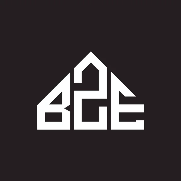 Bze Letter Logo Design Bze Monogram Initials Letter Logo Concept — Stock Vector