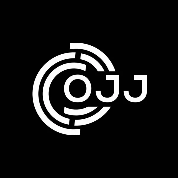 Ojj Letter Logo Design Ojj Monogram Initials Letter Logo Concept — Stock Vector
