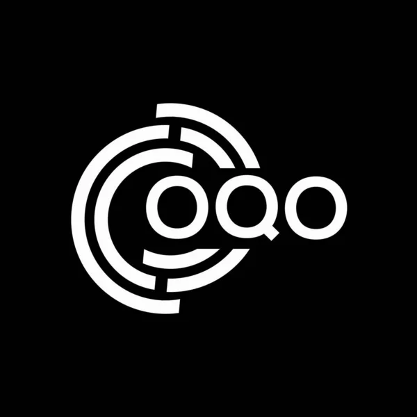Oqo Design Logotipo Carta Oqo Monograma Iniciais Conceito Logotipo Carta — Vetor de Stock
