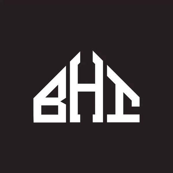 Bhi Letter Logo Design Bhi Monogram Initials Letter Logo Concept — Stock Vector