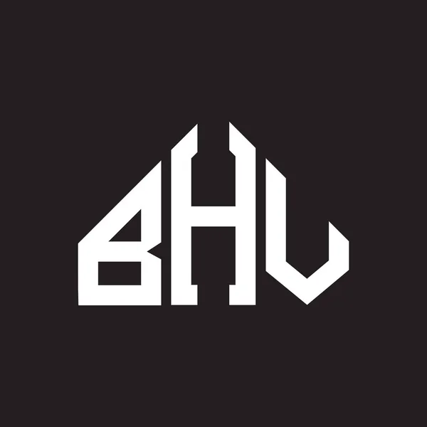 Bhv 디자인 Bhv 모노그램 개념이다 Bhv 디자인 — 스톡 벡터