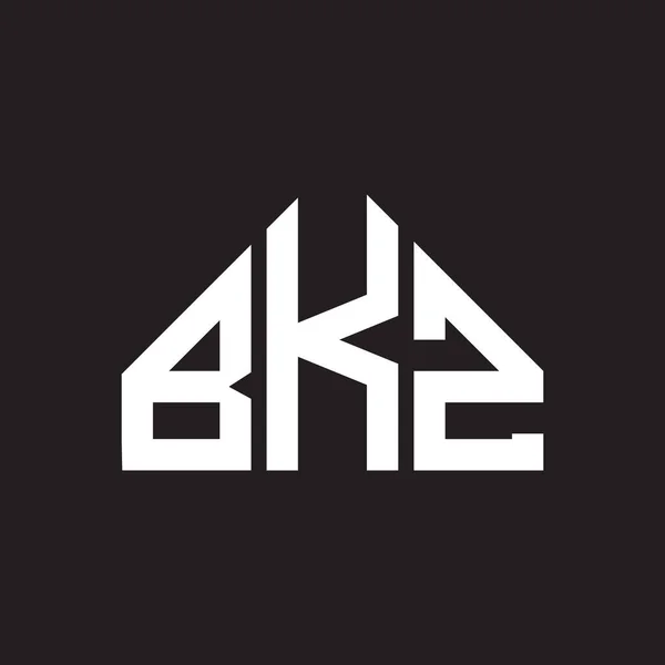 Bkz Harf Logosu Tasarımı Bkz Monogram Harflerin Baş Harfleri Logo — Stok Vektör