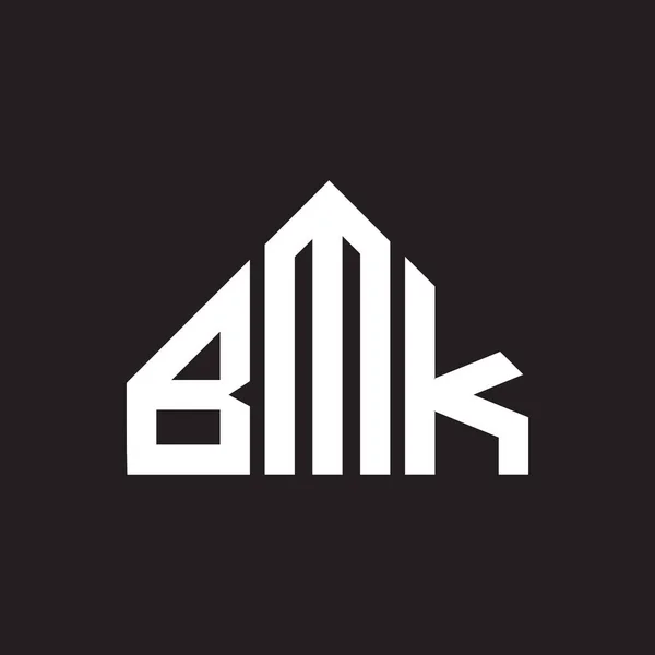 Bmk Mektup Logosu Tasarımı Bmk Başharflerin Baş Harfleri Logo Konsepti — Stok Vektör
