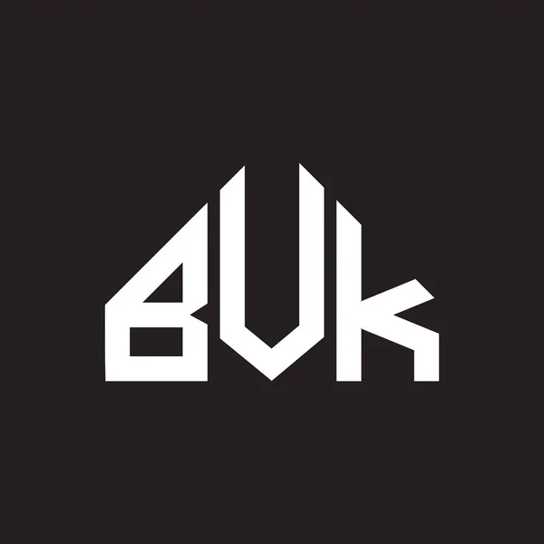 Bvk Harf Logosu Tasarımı Bvk Monogram Harflerin Baş Harfleri Logo — Stok Vektör