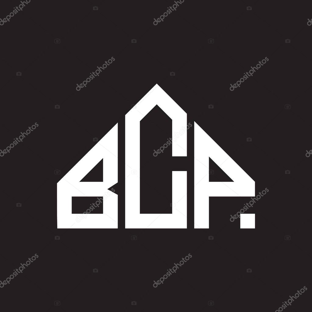 Diseño del logotipo de la letra BCP. BCP monograma iniciales letra logo