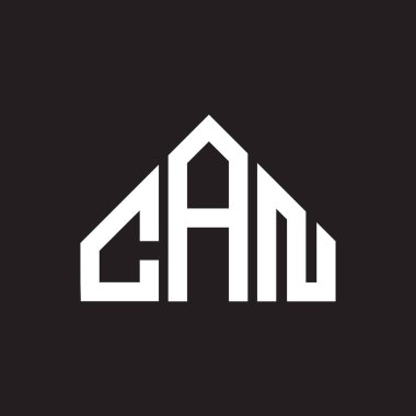 Can Harfi Logo Tasarımı. Can monogram harf logosu konsepti. Siyah arka planda Can Harfi Tasarımı. Can Harf Logosu Tasarımı. Can monogram harf logosu konsepti. Siyah arkaplanda CAN harfi tasarımı.