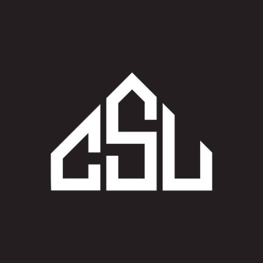 Olay Yeri İnceleme mektup logosu tasarımı. OYİ monogram harflerin baş harfleri logo kavramı. Siyah arkaplanda CSU harf tasarımı.