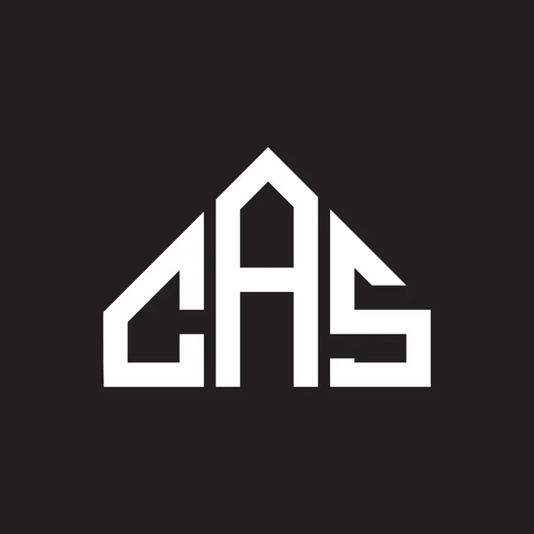 Cas 디자인 Cas 모노그램 개념의 이니셜 Cas 디자인 — 스톡 벡터