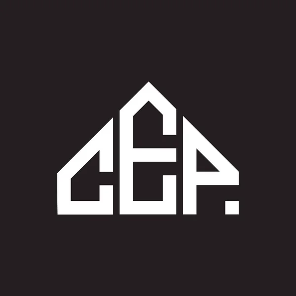 Σχεδιασμός Λογότυπου Επιστολής Cep Έννοια Λογότυπου Μονογραφήματος Cep Σχεδιασμός Γραμμάτων — Διανυσματικό Αρχείο