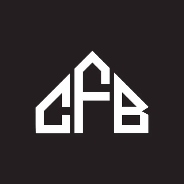 Cfb Design Logotipo Carta Cfb Monograma Iniciais Conceito Logotipo Carta —  Vetores de Stock