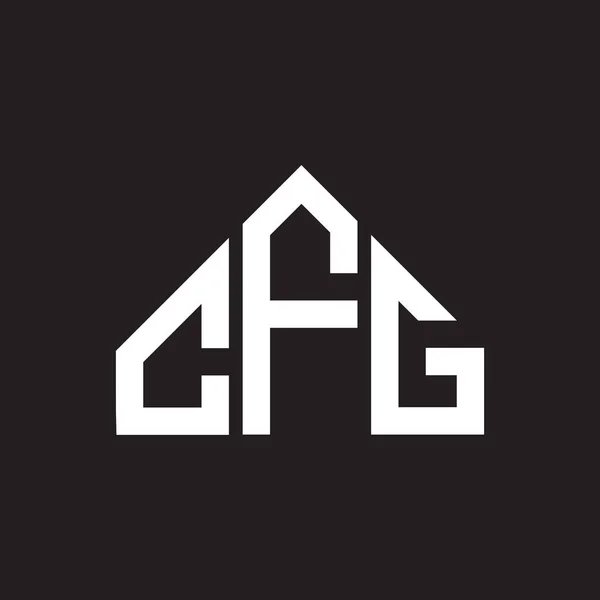 Cfg 디자인 Cfg 모노그램 개념의 이니셜 Cfg 디자인 — 스톡 벡터