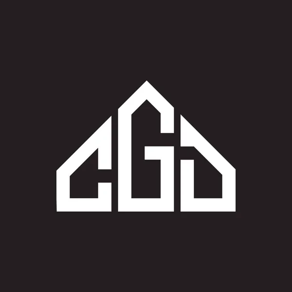 Projeto Logotipo Letra Cgd Cgd Monograma Iniciais Conceito Logotipo Carta —  Vetores de Stock