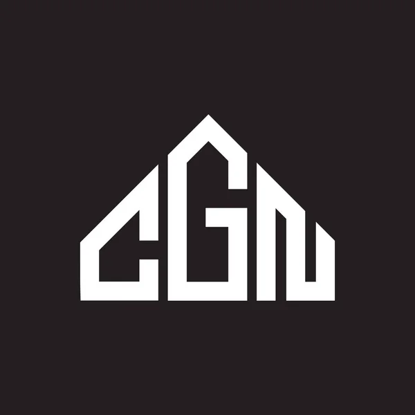 Utformning Cgn Logotyp Cgn Monogram Initialer Bokstav Logotyp Koncept Cgn — Stock vektor