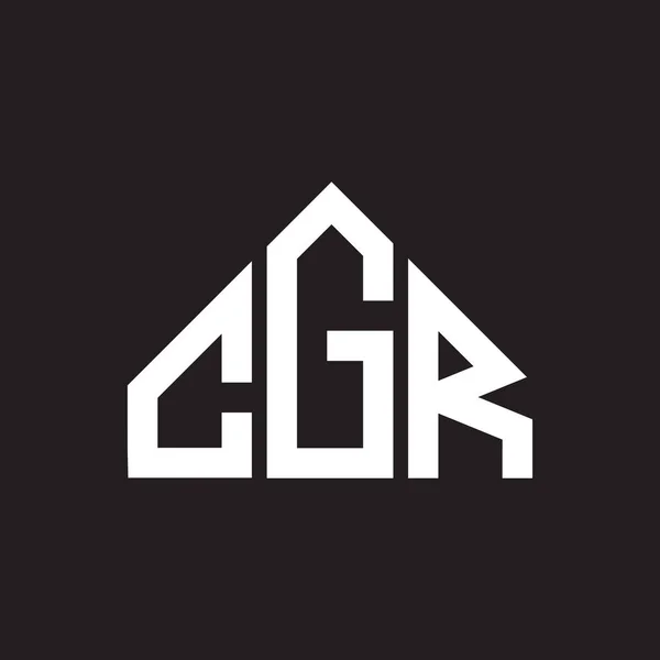 Utformning Cgr Brevets Logotyp Cgr Monogram Initialer Bokstav Logotyp Koncept — Stock vektor