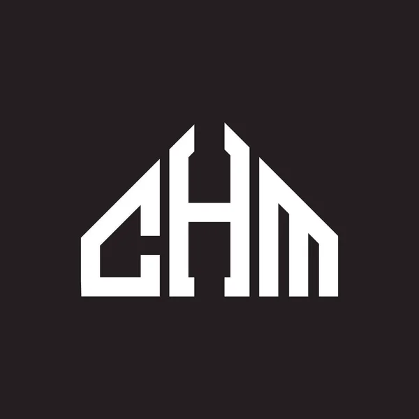 Chm Brief Logo Design Chm Monogramm Initialen Brief Logo Konzept — Stockvektor