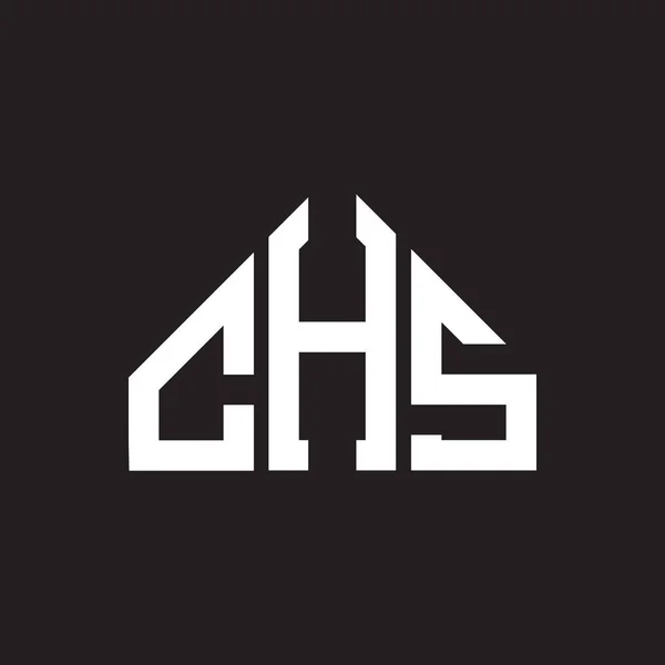 Diseño Del Logotipo Letra Chs Chs Monograma Iniciales Letra Logo — Archivo Imágenes Vectoriales