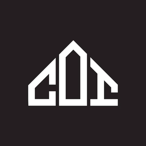 Σχεδιασμός Λογότυπου Της Coi Έννοια Μονογράμματος Αρχικά Γράμματα Coi Σχεδιασμός — Διανυσματικό Αρχείο