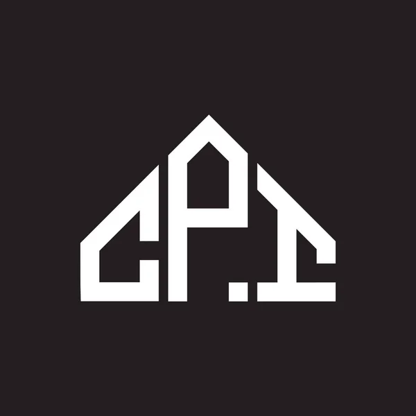 Diseño Del Logotipo Letra Cpi Cpi Monograma Iniciales Letra Logo — Archivo Imágenes Vectoriales