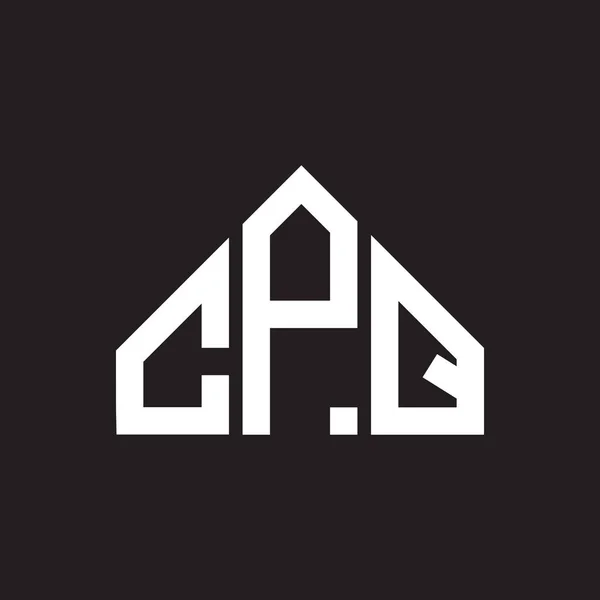 Σχεδιασμός Λογότυπου Γράμματος Cpq Έννοια Λογότυπου Μονογράμματα Cpq Σχεδιασμός Γράμματος — Διανυσματικό Αρχείο