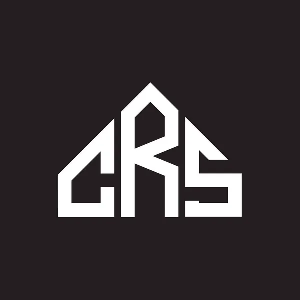 Crs Logo Ontwerp Crs Monogram Initialen Letter Logo Concept Crs — Stockvector