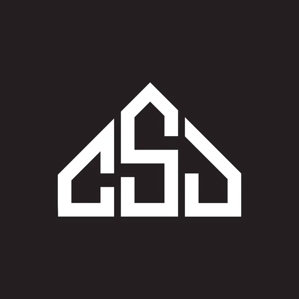 Σχεδιασμός Λογότυπου Της Csj Έννοια Λογότυπου Μονογραμμάτων Csj Σχεδιασμός Γραμμάτων — Διανυσματικό Αρχείο