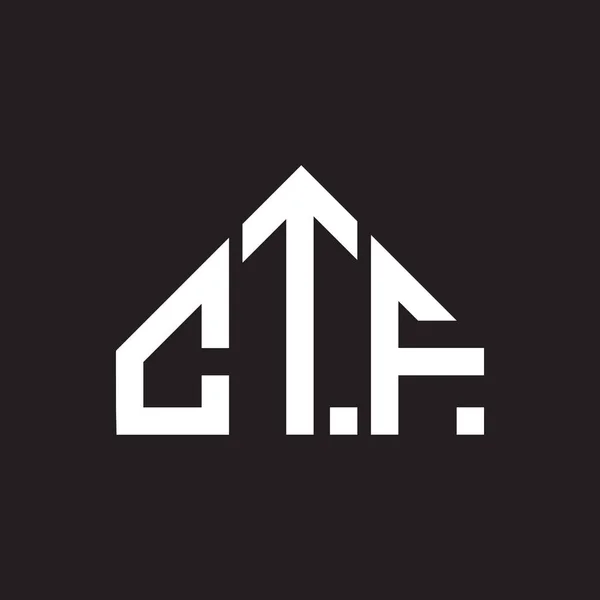 Σχεδιασμός Λογότυπου Γραμμάτων Ctf Έννοια Λογότυπου Μονογραμμάτων Ctf Σχεδιασμός Γραμμάτων — Διανυσματικό Αρχείο