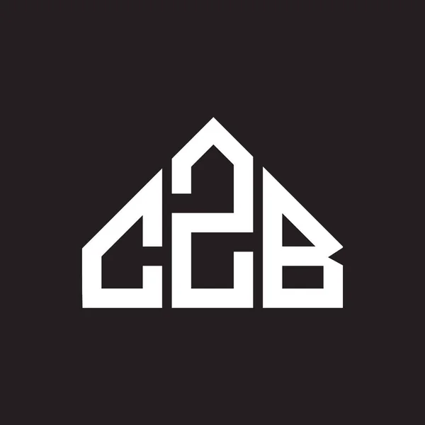 Diseño Del Logotipo Letra Czb Czb Monograma Iniciales Letra Logo — Vector de stock