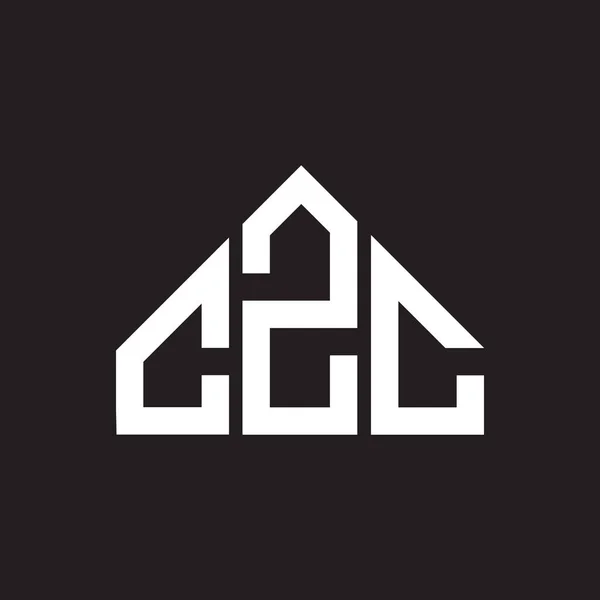 Diseño Del Logotipo Letra Czc Czc Monograma Iniciales Letra Logo — Vector de stock