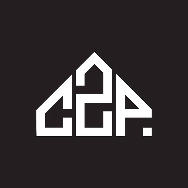 Diseño Del Logotipo Letra Czp Czp Monograma Iniciales Letra Logo — Vector de stock