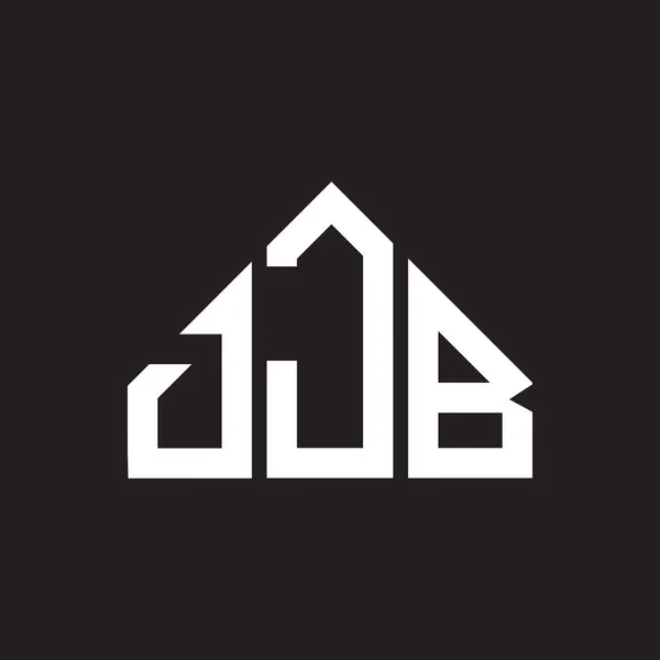Djb Letter Logo Ontwerp Djb Monogram Initialen Letter Logo Concept — Stockvector