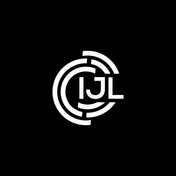 Diseño Del Logotipo Letra Ijl Ijl Monograma Iniciales Letra Logo — Archivo Imágenes Vectoriales