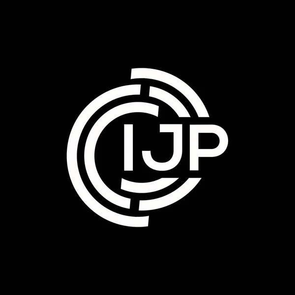 Ijp Letter Logo Design Ijp Monogram Initials Letter Logo Concept — Stock Vector