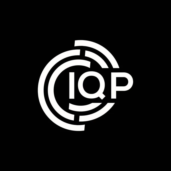 Design Del Logo Della Lettera Iqp Iqp Monogramma Iniziali Lettera — Vettoriale Stock